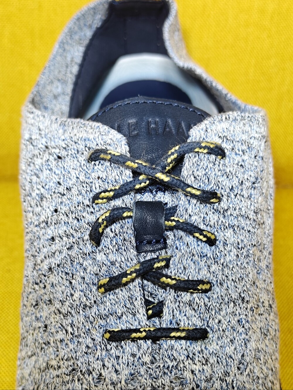 Cole Haan 2.ZeroGrand Stitchlite Wingtip Oxford Black White Sneakers Men's 11.5 - Picture 6 of 10